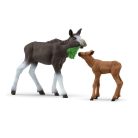 Schleich Wild Life 42629 Jávorszarvas borjúval