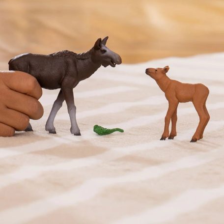 Schleich Wild Life 42629 Jávorszarvas borjúval