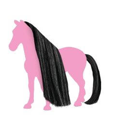   Schleich Horse Club Sofia's Beauties 42649 Sörény és farok kiegészítő szett - Fekete