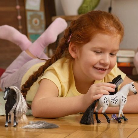 Schleich Horse Club Sofia's Beauties 42649 Sörény és farok kiegészítő szett - Fekete