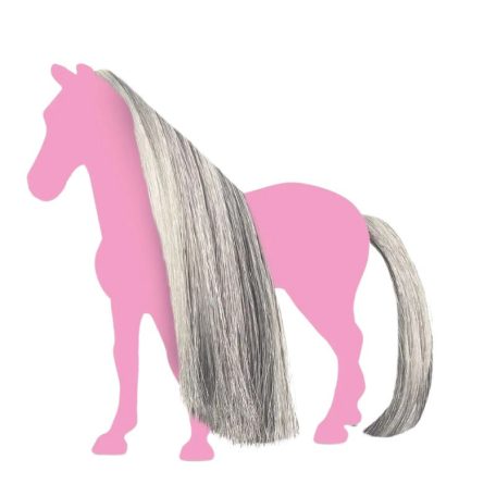 Schleich Horse Club Sofia's Beauties 42652 Sörény és farok kiegészítő szett - Szürke