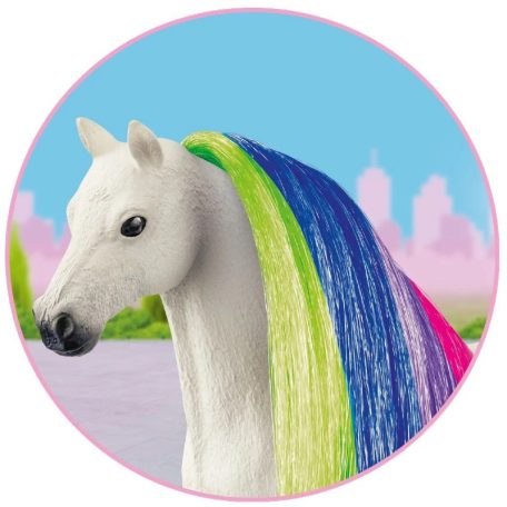 Schleich Horse Club Sofia's Beauties 42655 Sörény és farok kiegészítő szett - Szivárvány