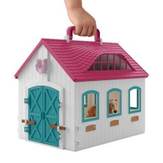 Schleich Horse Club 42703 Nyitott istálló játékszett