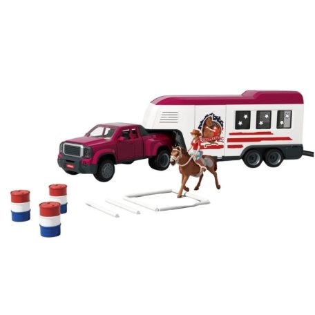 Schleich Horse Club 42705 Tóparti teherautó és utánfutó