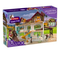   Schleich Horse Club 42785 Lakeside-i villa és lovarda játékkészlet