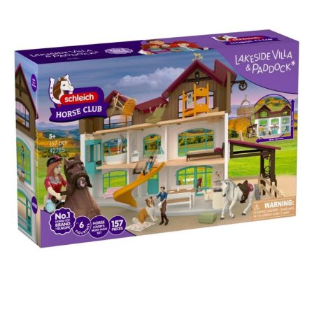 Schleich Horse Club 42785 Lakeside-i villa és lovarda játékkészlet
