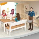 Schleich Horse Club 42785 Lakeside-i villa és lovarda játékkészlet