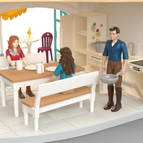 Schleich Horse Club 42785 Lakeside-i villa és lovarda játékkészlet