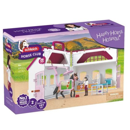 Schleich Horse Club 42787 Vidám Lókórház játékszett