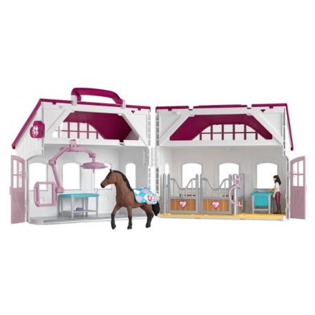 Schleich Horse Club 42787 Vidám Lókórház játékszett