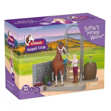 Schleich Horse Club 42792 Sofia lovas mosodája