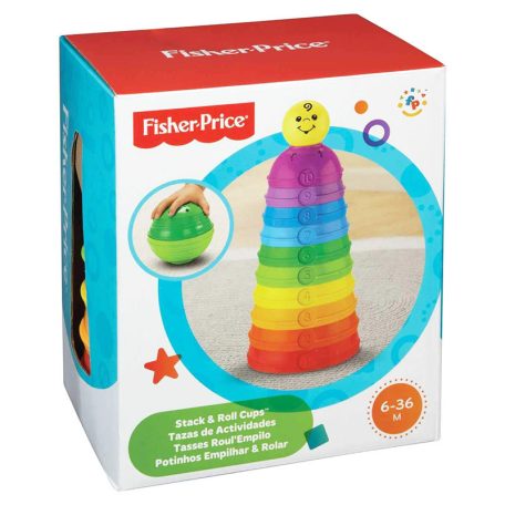 Fisher-Price Színes csészepiramis